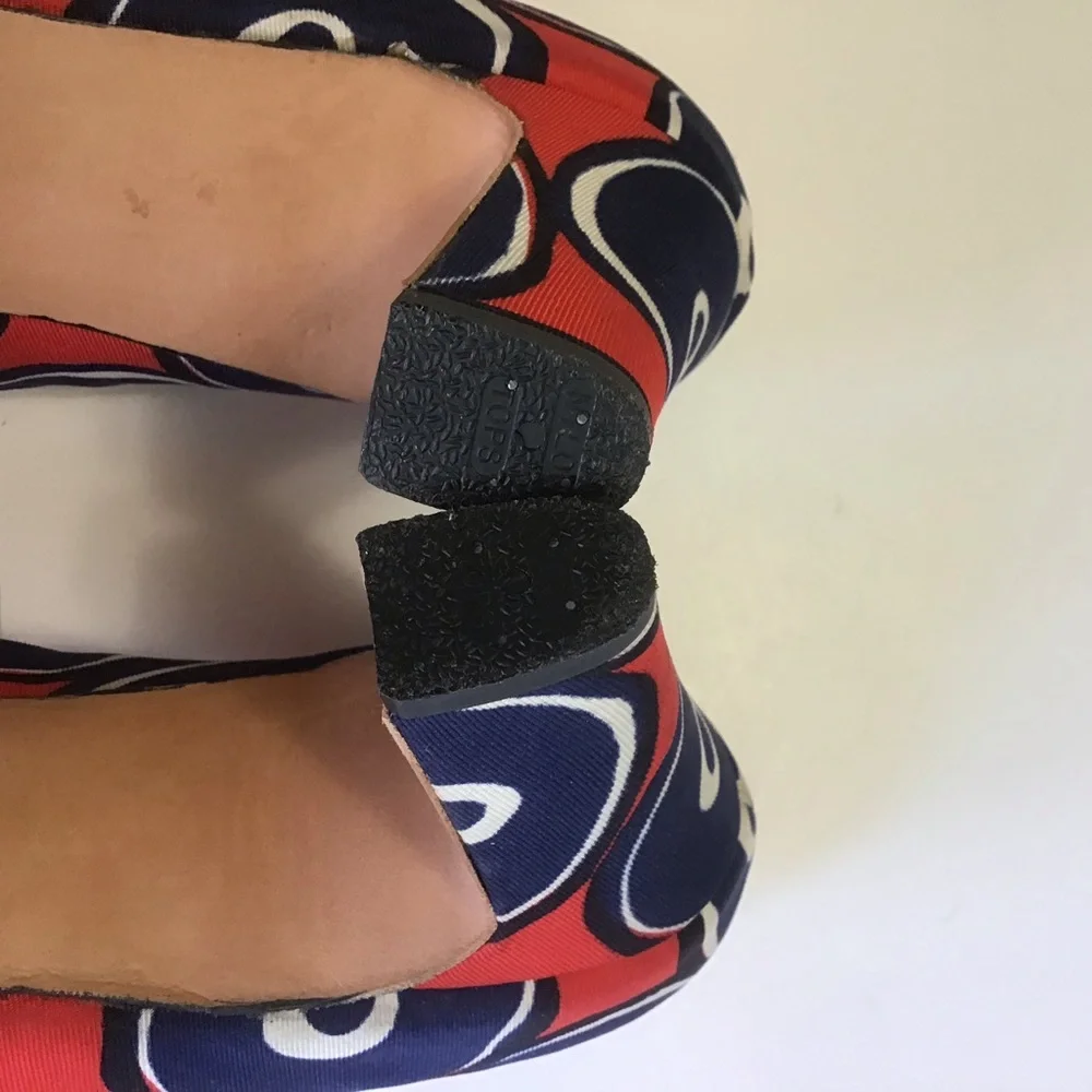 Vintage 1950’s/60’s JAFFEE’S Mijji Pumps, Red, white & blue! - Picture 13 of 14